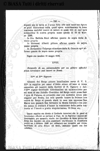 Indice topografico (1897) - Frontespizio