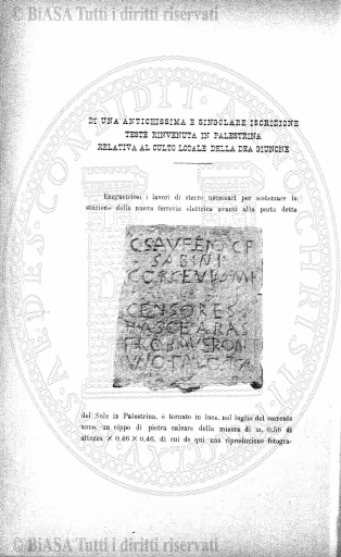 v. 1, parte 1, n. 1-6 (1929) - Frontespizio