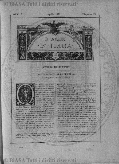 s. 2, v. 5, n. 1 (1870) - Frontespizio