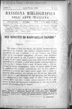 n. 2 (1901) - Copertina: 1 e sommario