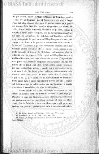n. 33 (1885) - Pagina: 257 e sommario