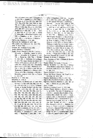 Indice topografico (1889) - Frontespizio