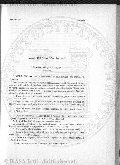n.s., n. 13 (1897) - Pagina: 97 e sommario