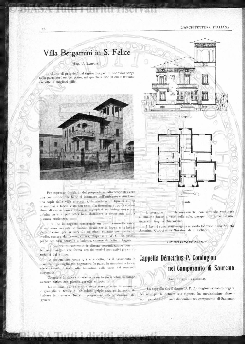 n. 38 (1904) - Frontespizio