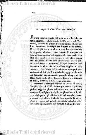 Indice topografico (1876) - Frontespizio