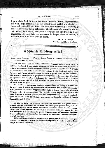 n. 1 (1922) - Frontespizio