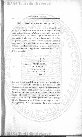 s. 5, n. 10 (1890) - Sommario: p. 145
