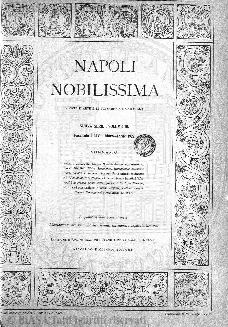 n. 21 (1884) - Frontespizio