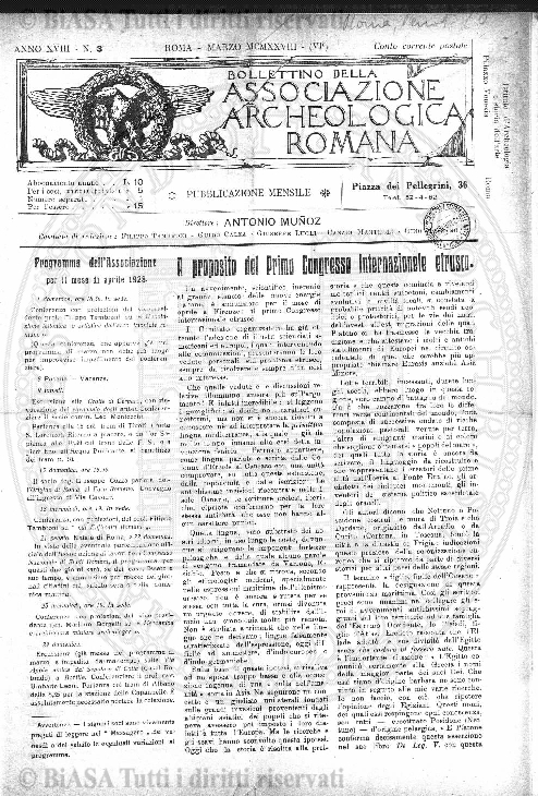 n.s., v. 3, n. 1-2 (1922) - Copertina: 1 e sommario