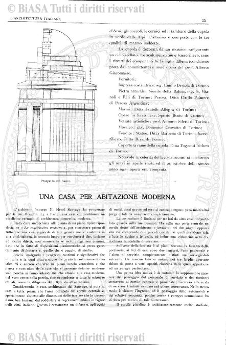 n. 6 (1938) - Frontespizio e sommario
