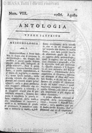 s. 2, v. 6, n. 1 (1880) - Frontespizio