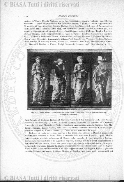 n. 1 (1921) - Frontespizio