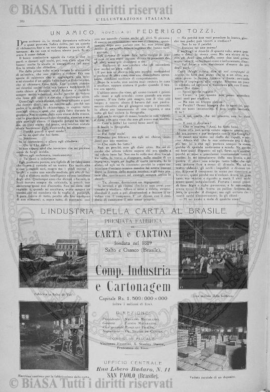 n. 10 (1938) - Frontespizio e sommario