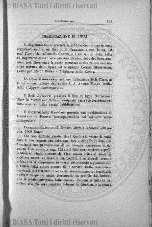 n. 5 (1920-1921) - Pagina: 57 e sommario