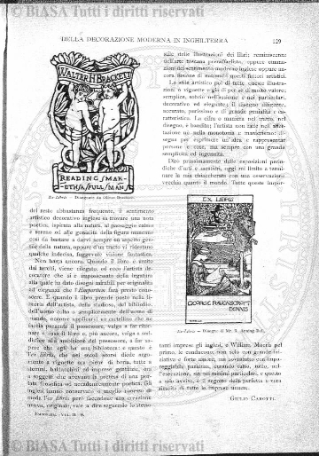 n. 3-4 (1922) - Copertina: 1 e sommario