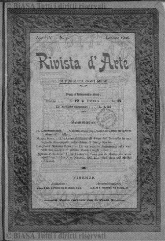 s. 5, n. 4 (1888) - Sommario: p. 49