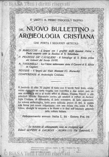 n. 9 (1907) - Copertina: 1 e sommario