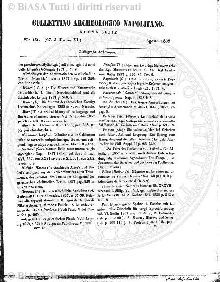 n. 19 (1884) - Frontespizio